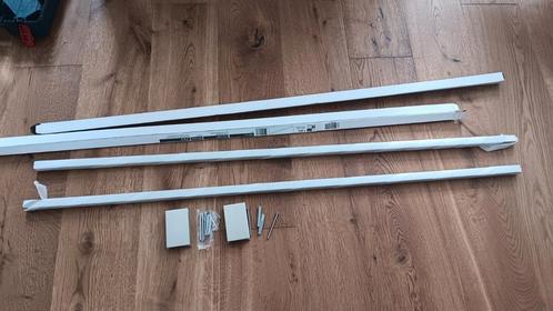 Nieuwe 2 stabilisatorstangen 125 cm + 2 glasklemmen, Doe-het-zelf en Verbouw, IJzerwaren en Bevestigingsmiddelen, Zo goed als nieuw