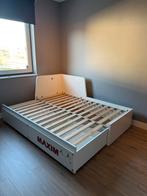IKEA Flekke Uitschuifbed 80/160x200 met Lades, Huis en Inrichting, Ophalen, Wit, 200 cm, Hout