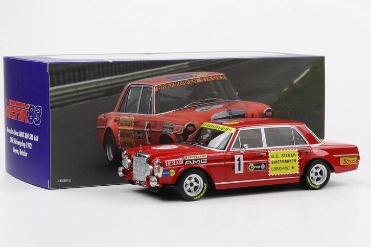 Mercedes 300SEL 6.3 AMG #1 heyer/betzler 24h Nurburgring, Hobby en Vrije tijd, Modelauto's | 1:18, Nieuw, Auto, Overige merken