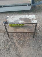 Werkbank met bankschroef en bakjes, Ophalen, Gebruikt, 70 tot 120 cm, Bankschroef