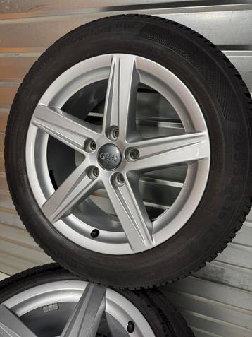 Originele Audi A3 16” winterset met 205/55R16 met 7mm !! beschikbaar voor biedingen