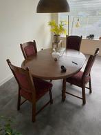 Eetkamer set, Ophalen, Gebruikt, 4 tot 6 stoelen