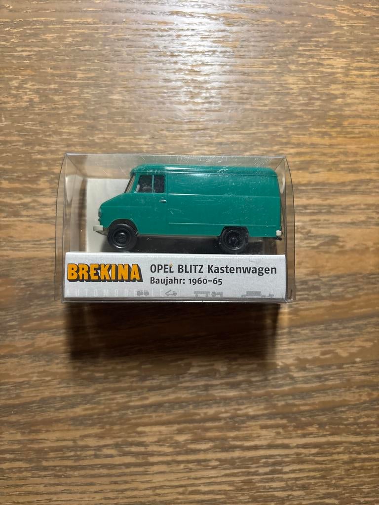 Brekina Opel Blitz Kastenwagen 1960-65 Modelauto, Ophalen of Verzenden, Zo goed als nieuw, Auto, Overige merken