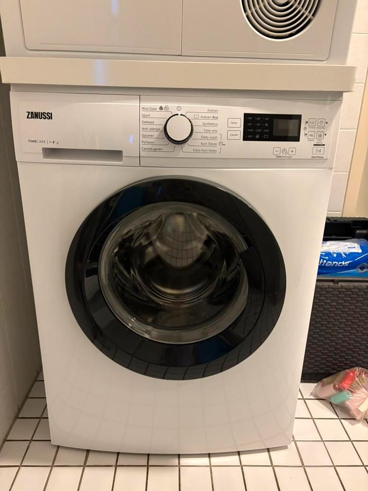 Zanussi wasmachine 8 kg, Witgoed en Apparatuur, Wasmachines, Zo goed als nieuw, 6 tot 8 kg, 85 tot 90 cm, 1200 tot 1600 toeren