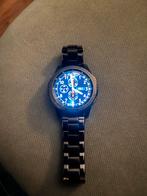 Samsung Gear S3 Frontier - Nette Staat!, Sieraden, Tassen en Uiterlijk, Smartwatches, Zwart, Ophalen of Verzenden, Waterdicht
