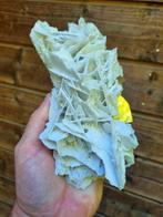 Mooi gevormde calciet met Pyriet kubussen, Ophalen of Verzenden, Mineraal
