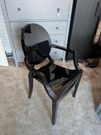 Louis Kartell ghost chair black., Huis en Inrichting, Stoelen, Ophalen of Verzenden, Gebruikt, Zwart, Eén