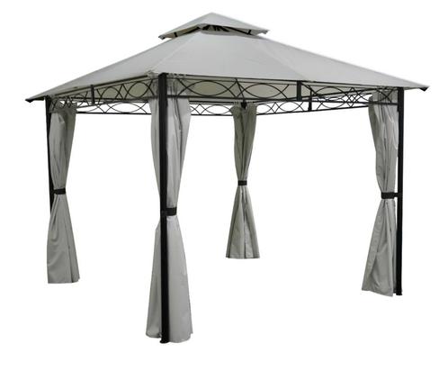 UITVERKOOP! OP=OP! Tuinpaviljoen 3x3 Stone Grey Façil, Tuin en Terras, Partytenten, Nieuw, Paviljoen, 2 meter of meer, Minder dan 5 meter
