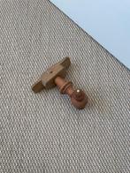 Houten deurknop met achterklos voor kast, Ophalen of Verzenden