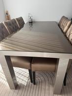 eettafel, Huis en Inrichting, Tafels | Eettafels, Verzenden, 50 tot 100 cm, Zo goed als nieuw, Vijf personen of meer