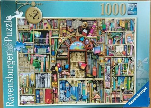 The bizarre bookshop 2 - alle puzzels 3 + 1 GRATIS, Hobby en Vrije tijd, Denksport en Puzzels, Zo goed als nieuw, Legpuzzel, 500 t/m 1500 stukjes