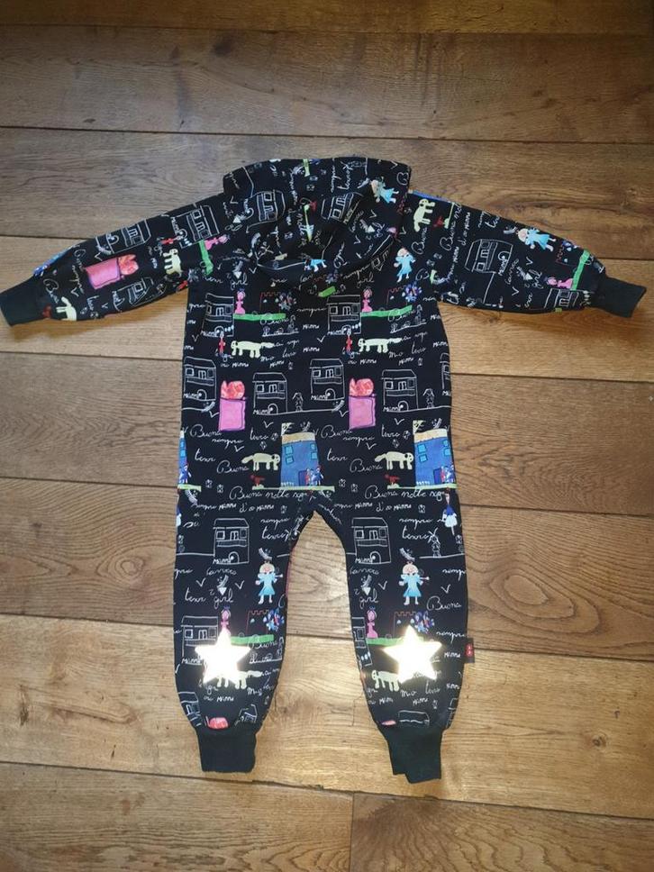 Warme softshell pak vrolijke print ielm maat 98, Kinderen en Baby's, Kinderkleding | Maat 98, Zo goed als nieuw, Jongen of Meisje