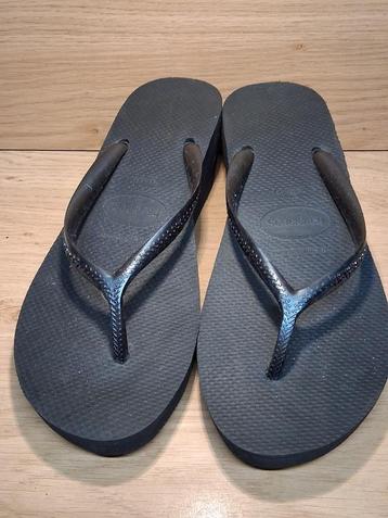 slippers zwart Havaianas mt 41-42 beschikbaar voor biedingen