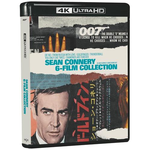 Sean Connery 6 Film Collection 4K UHD Blu-Ray UK (Geseald), Cd's en Dvd's, Blu-ray, Nieuw in verpakking, Actie, Boxset, Ophalen of Verzenden