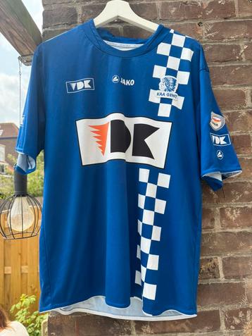 Matchworn KAA Gent shirt Zakaria M’Sila beschikbaar voor biedingen
