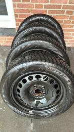 Winterbanden met velg VW Golf en andere vw - 205/55/16, Auto-onderdelen, Banden en Velgen, Ophalen, Gebruikt, 16 inch, Banden en Velgen