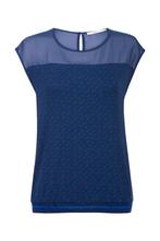 Steps top/blouse/shirt, blauw, mt M, zgan, Maat 38/40 (M), Blauw, Ophalen of Verzenden, Zo goed als nieuw