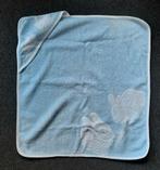 Blauwe baby badcape met konijntjes, Overige merken, Gebruikt, Aankleedkussen, Ophalen of Verzenden