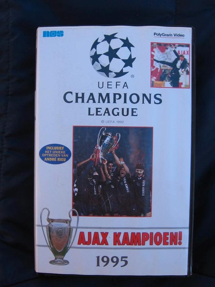 Ajax kampioen videoband 1994-1995, Verzamelen, Sportartikelen en Voetbal, Zo goed als nieuw, Overige typen, Ajax, Ophalen of Verzenden