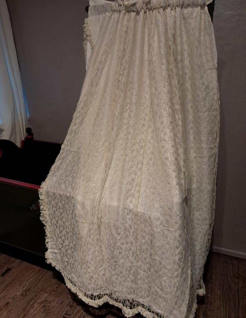 Babykamer uitzet vintage commode + wieg + hemeltje 2x groen, Ophalen, Gebruikt, 50 tot 70 cm, 100 cm of meer