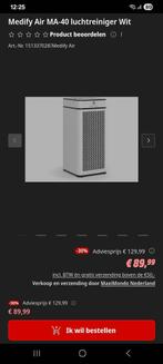 Luchtreiniger Medify air, Witgoed en Apparatuur, Luchtbehandelingsapparatuur, Ophalen, Nieuw, Luchtreiniger