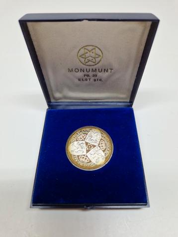 Herdenkingspenning BeNeLux Statendaalder 1979 PROOF zilver. beschikbaar voor biedingen