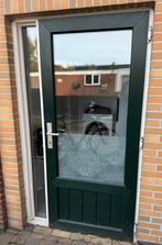 Kunststof deur met kozijn, 100 tot 120 cm, Kunststof, Gebruikt, Ophalen of Verzenden