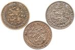 Wilhelmina - 3 x oude 2,5 cent 1918, 1929 en 1941 prachtig, Postzegels en Munten, Munten | Nederland, Ophalen of Verzenden, Koningin Wilhelmina
