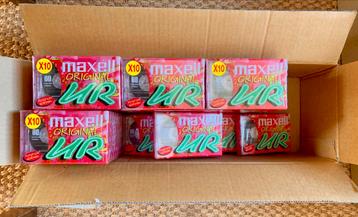 NOS Doos 50x NIEUW Maxell UR60 UR90 cassettebandjes UR 60 90 beschikbaar voor biedingen