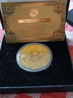 24K Gouden Bitcoin Munt - Limited Edition, Ophalen of Verzenden, Overige landen, Losse munt, Goud
