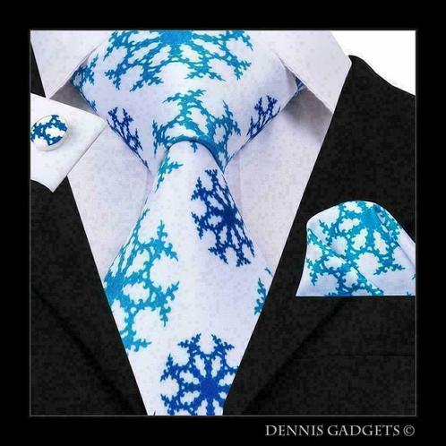 Dennis Gadgets: 100 % zijden stropdas ( 3 delig !! ) DG 3094, Kleding | Heren, Stropdassen, Nieuw, Met patroon, Wit, Ophalen of Verzenden