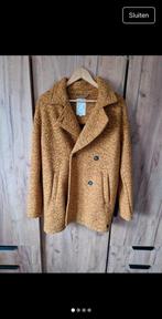 Mooie zware Anti Bleu Jas deels wol en gevoerd, Maat 38/40 (M), Anti Bleu, Geel, Ophalen of Verzenden