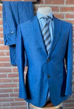 Suit Supply pak 50% Wol, 50% Linnen Maat 48., Kleding | Heren, Kostuums en Colberts, Verzenden, Gedragen, Maat 48/50 (M), Blauw