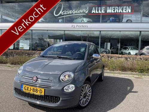 Fiat 500 1.0 Hybrid Lounge Nardo grey Airco - Cruise control, Auto's, Fiat, Bedrijf, Te koop, ABS, Airbags, Airconditioning, Alarm