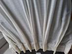 Vitrage gewassen en gestreken beige ,B177/L115 cm, Huis en Inrichting, 200 cm of meer, Beige, Ophalen of Verzenden, Zo goed als nieuw