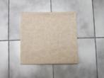 Lap, Beige met ingeweven bladmotief Nieuw! L. 100/Br. 160 cm, 120 cm of meer, Beige, Nieuw, Ophalen of Verzenden