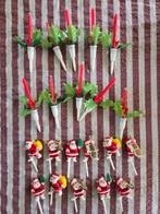 21 vintage kersttaartprikkers, Diversen, Kerst, Ophalen of Verzenden