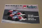 Marlboro sticker McLaren MP 4/2 Niki Lauda Alain Prost, Verzenden, Zo goed als nieuw, Auto's
