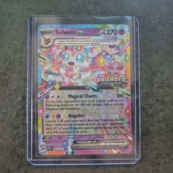 Sylveon Ex Stamped Prismatic Evolutions Pack Fresh beschikbaar voor biedingen