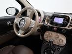 Fiat 500 0.9T AUTOMAAT + BRUIN LEDER | DIGITALE € 10.000,0, Auto's, Fiat, Zwart, Bedrijf, Nieuw, 30 €/maand