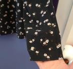 Aaiko top / blouse zwart + bloemetjes France mt XL nr 39355, Kleding | Dames, Ophalen of Verzenden, Aaiko, Zo goed als nieuw, Maat 46/48 (XL) of groter