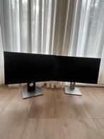 2x Dell Monitor 23/24 inch 60Hz- Zelfde scherm, andere voet, Full HD, Ophalen of Verzenden, 60 Hz of minder, Gebruikt