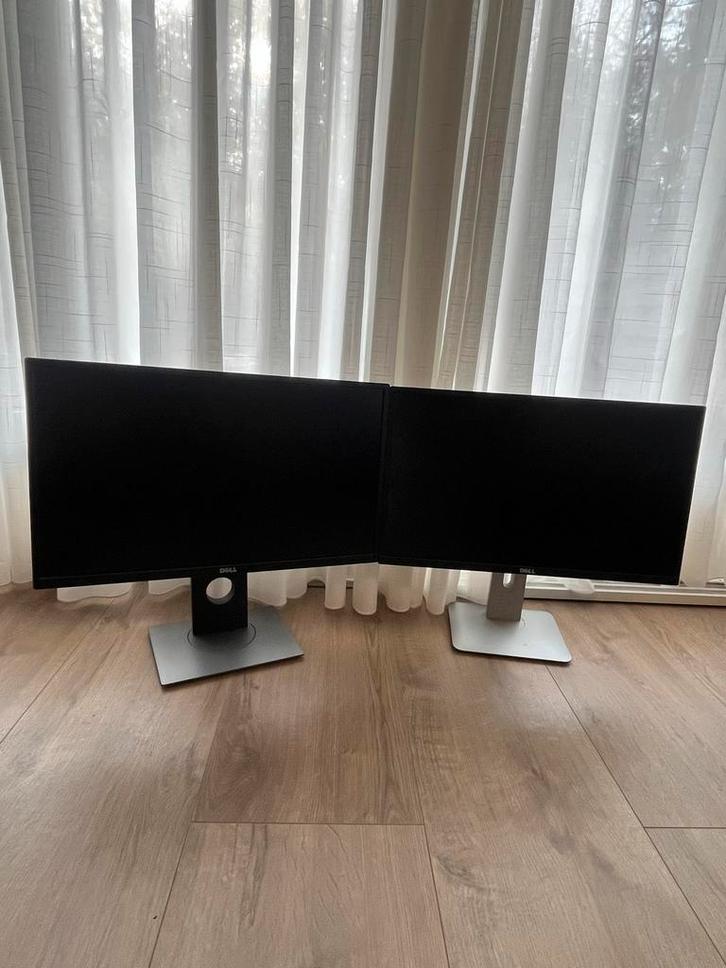 2x Dell Monitor 23/24 inch 60Hz- Zelfde scherm, andere voet, Computers en Software, Monitoren, Gebruikt, 60 Hz of minder, HDMI