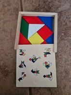 Houten Tangram Setje, Ophalen of Verzenden, Zo goed als nieuw, Jongen of Meisje
