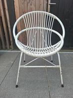 Retro rotan stoel, Ophalen, Gebruikt, Rotan