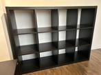 2x Kallax 12 vaks open kast vakkenkast 4x3 zwart Ikea, Huis en Inrichting, Ophalen, Gebruikt, 100 tot 150 cm, 100 tot 150 cm