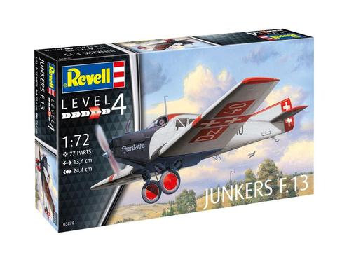 1:72  Junkers F.13  -  Revell, Hobby en Vrije tijd, Modelbouw | Vliegtuigen en Helikopters, Nieuw, 1:72 tot 1:144, Revell, Ophalen of Verzenden