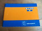 Instructieboek Peugeot 104 Z 1982, zeer mooi!, Ophalen of Verzenden