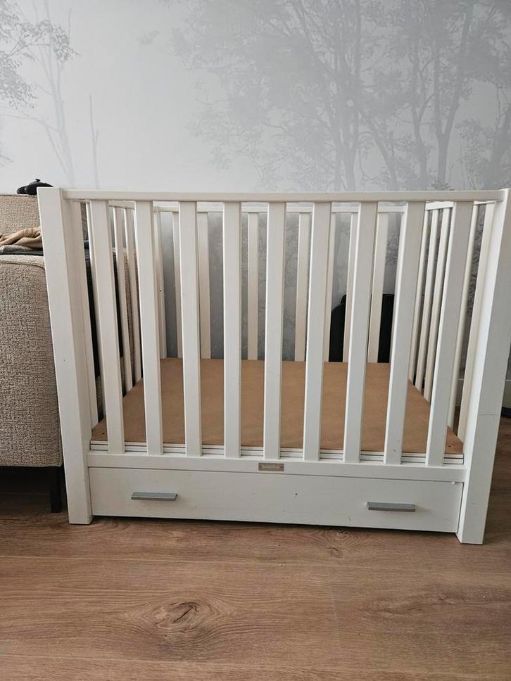 Bopita Brent Box met lade - Wit, Kinderen en Baby's, Boxen, Gebruikt, Vierkant, In hoogte verstelbaar, Lade, Ophalen