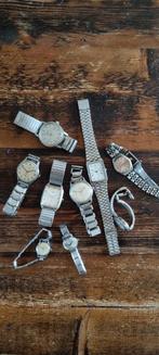 Lotje vintage horloges, Sieraden, Tassen en Uiterlijk, Horloges | Heren, Overige merken, Ophalen of Verzenden, Zilver, Polshorloge